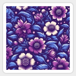 Purple Flowers Sticker